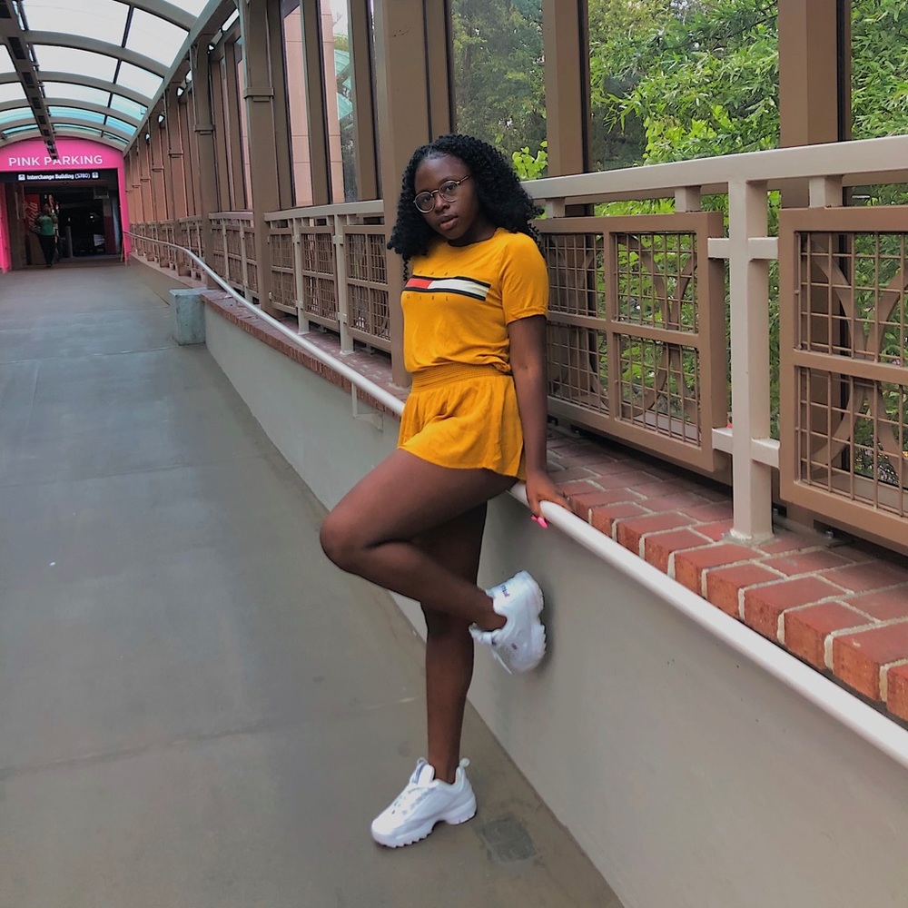 White fila sneakers